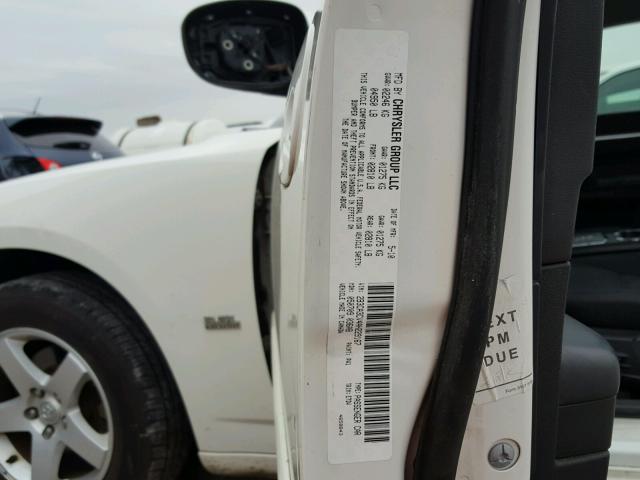 2B3CA3CV4AH229167 - 2010 DODGE CHARGER SX WHITE photo 10