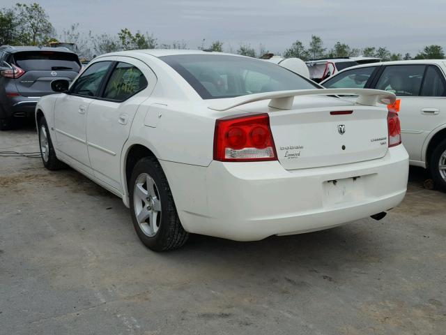 2B3CA3CV4AH229167 - 2010 DODGE CHARGER SX WHITE photo 3