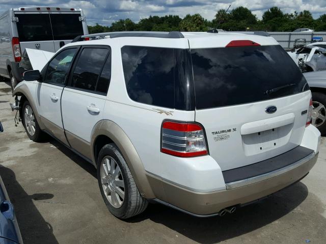 1FMDK07W68GA35937 - 2008 FORD TAURUS X E WHITE photo 3