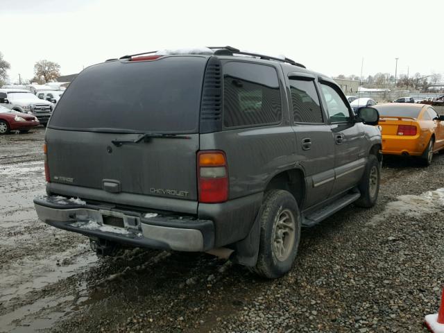 1GNEK13T21J298890 - 2001 CHEVROLET TAHOE K150 GRAY photo 4