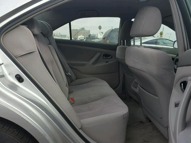 4T4BF3EK5AR013504 - 2010 TOYOTA CAMRY BASE SILVER photo 6