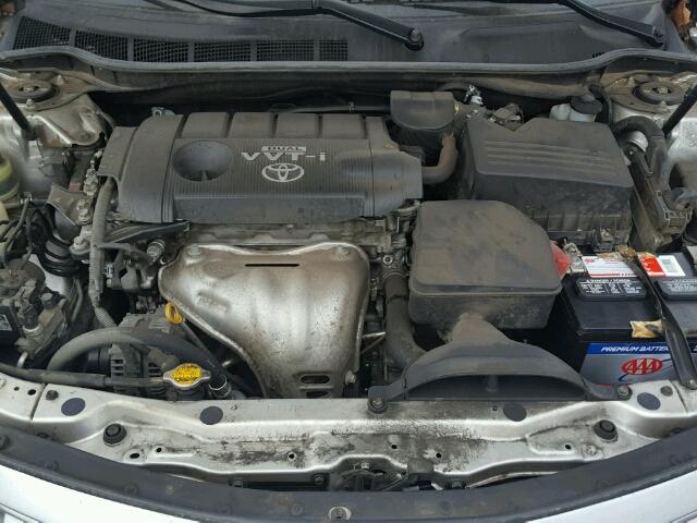 4T4BF3EK5AR013504 - 2010 TOYOTA CAMRY BASE SILVER photo 7