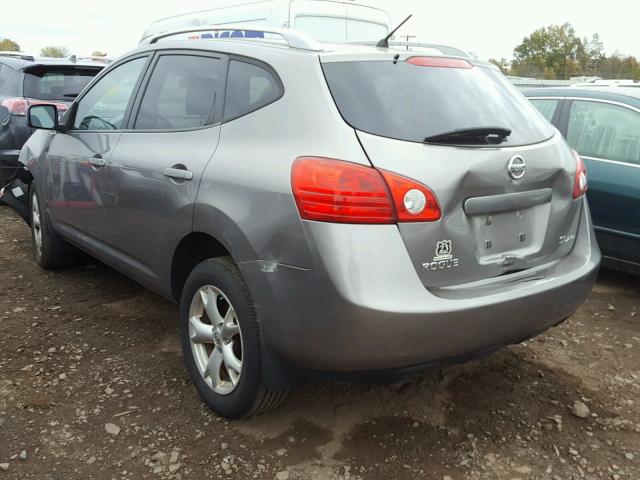 JN8AS58V69W184192 - 2009 NISSAN ROGUE GRAY photo 3