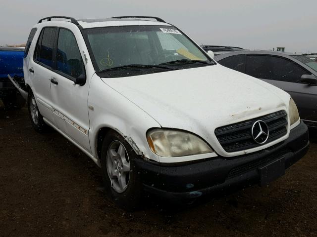 4JGAB54E8YA158489 - 2000 MERCEDES-BENZ ML WHITE photo 1