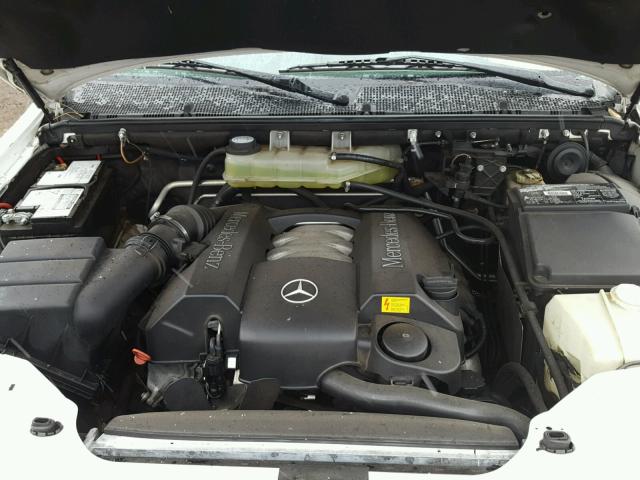 4JGAB54E8YA158489 - 2000 MERCEDES-BENZ ML WHITE photo 7