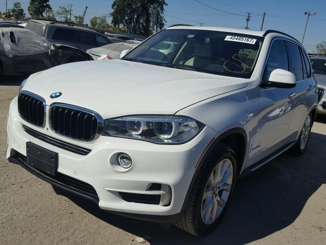 5UXKR2C53G0H43149 - 2016 BMW X5 WHITE photo 2