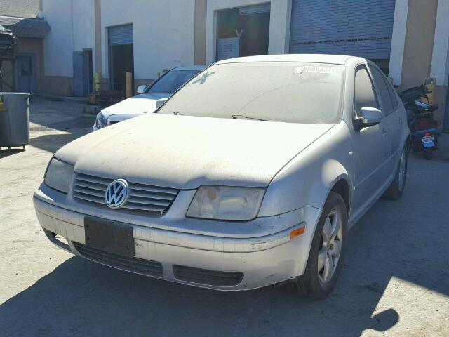 3VWSK69M33M000942 - 2003 VOLKSWAGEN JETTA GLS SILVER photo 2