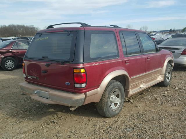 1FMDU35P8TUD51597 - 1996 FORD EXPLORER RED photo 4