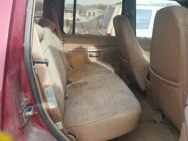 1FMDU35P8TUD51597 - 1996 FORD EXPLORER RED photo 6