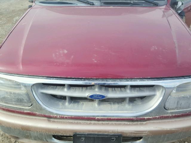 1FMDU35P8TUD51597 - 1996 FORD EXPLORER RED photo 7