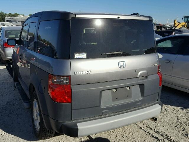 5J6YH18665L008534 - 2005 HONDA ELEMENT EX GRAY photo 3