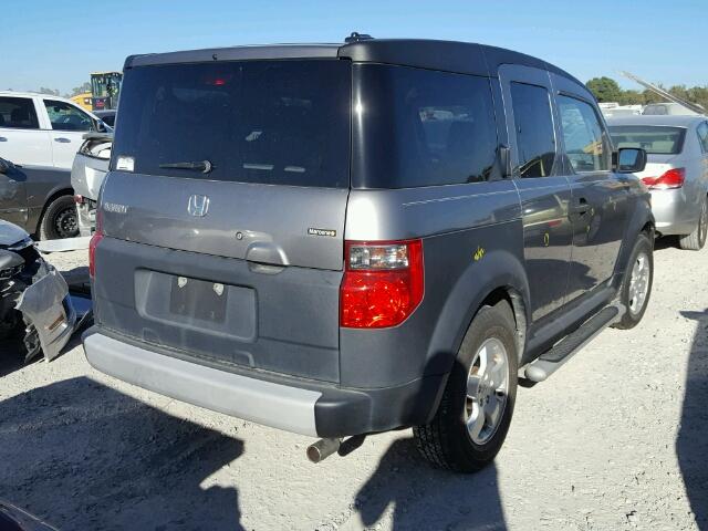 5J6YH18665L008534 - 2005 HONDA ELEMENT EX GRAY photo 4