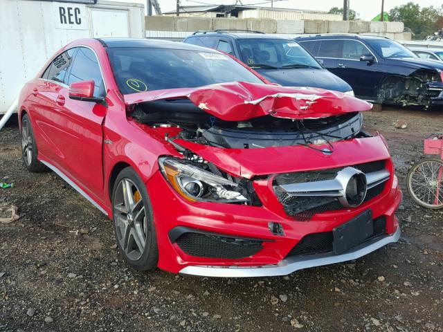 WDDSJ5CB2EN078263 - 2014 MERCEDES-BENZ CLA 45 AMG RED photo 1