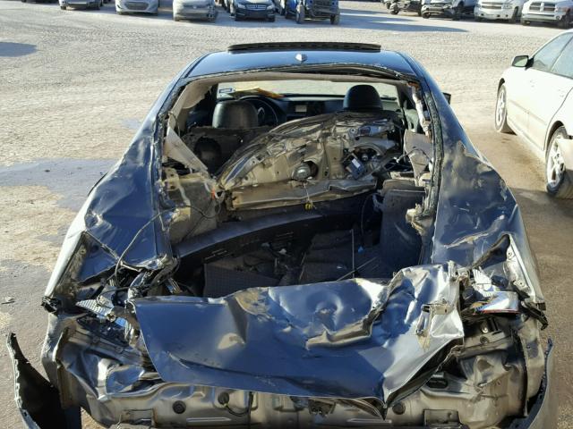 1HGCS12898A018746 - 2008 HONDA ACCORD EXL GRAY photo 9