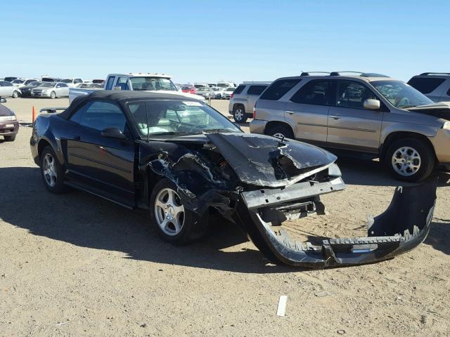 1FAFP44664F192724 - 2004 FORD MUSTANG BLACK photo 1