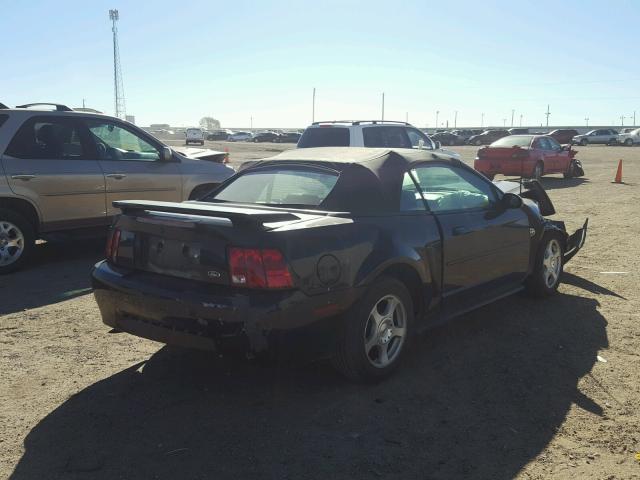 1FAFP44664F192724 - 2004 FORD MUSTANG BLACK photo 4