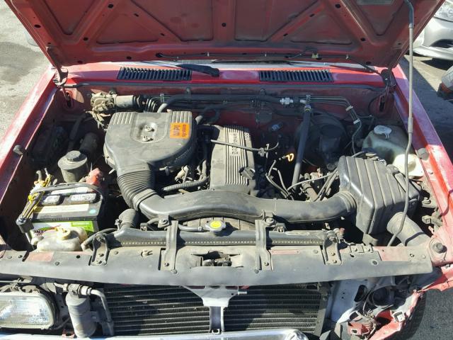 1N6SD16S9NC367428 - 1992 NISSAN TRUCK KING RED photo 7