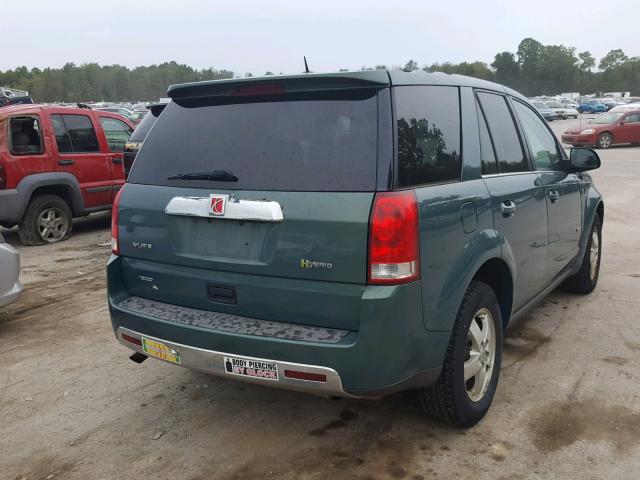 5GZCZ33Z87S826929 - 2007 SATURN VUE HYBRID GREEN photo 4