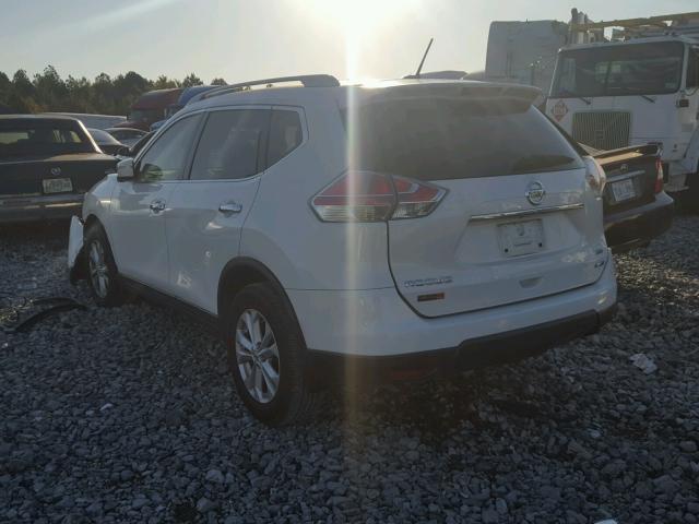 5N1AT2MT6EC756283 - 2014 NISSAN ROGUE S WHITE photo 3