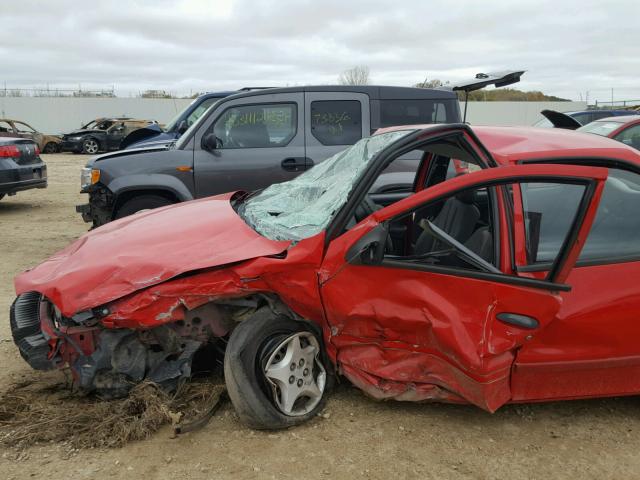 1G1JC524717421885 - 2001 CHEVROLET CAVALIER B RED photo 10