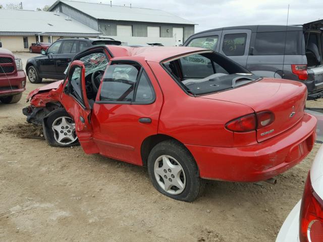 1G1JC524717421885 - 2001 CHEVROLET CAVALIER B RED photo 3