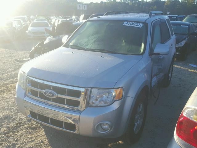 1FMCU0EG6BKA22787 - 2011 FORD ESCAPE LIM SILVER photo 2