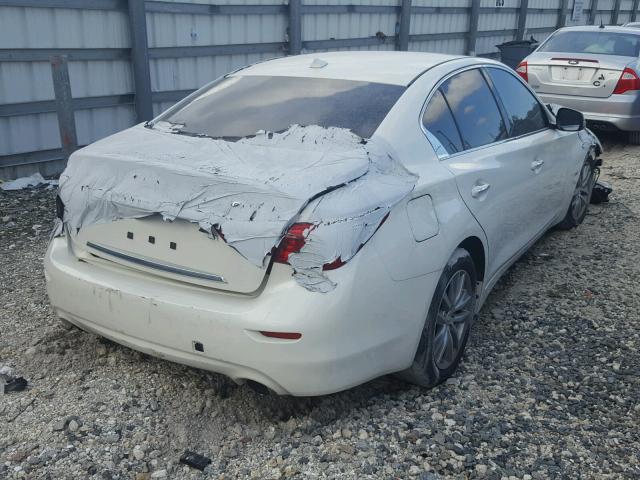 JN1EV7AP2GM301824 - 2016 INFINITI Q50 PREMIU WHITE photo 4