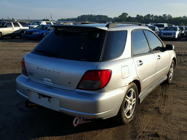 JF1GG29662G821858 - 2002 SUBARU IMPREZA WR SILVER photo 4