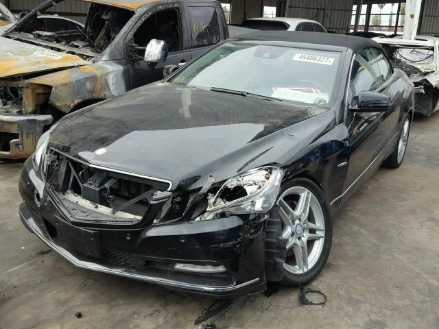 WDDKK5KF4CF143364 - 2012 MERCEDES-BENZ E 350 BLACK photo 2