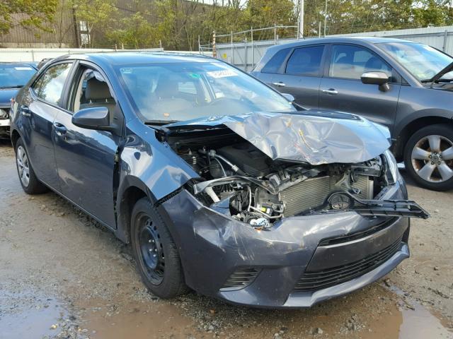 2T1BURHE1FC245440 - 2015 TOYOTA COROLLA GRAY photo 1