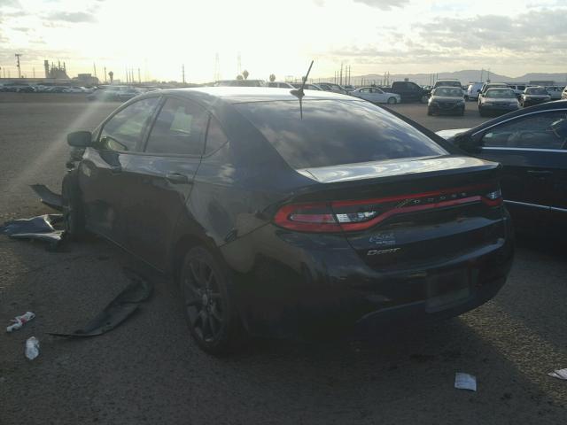 1C3CDFAA1GD551184 - 2016 DODGE DART SE BLACK photo 3