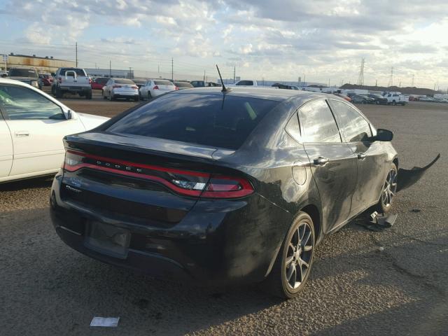 1C3CDFAA1GD551184 - 2016 DODGE DART SE BLACK photo 4