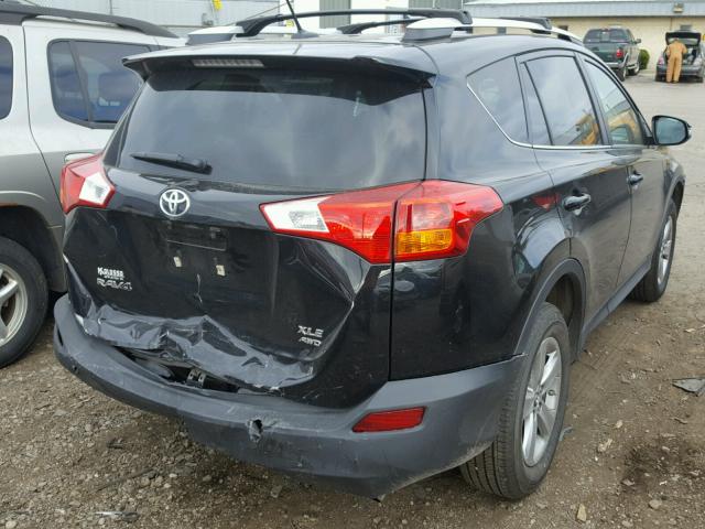 2T3RFREV0FW335164 - 2015 TOYOTA RAV4 XLE BLACK photo 4