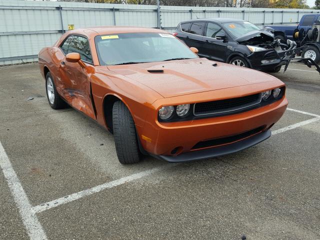 2B3CJ4DG2BH602925 - 2011 DODGE CHALLENGER ORANGE photo 1