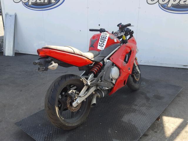 JKAEXEA197A019599 - 2007 KAWASAKI EX650 A Qırmızı foto 4