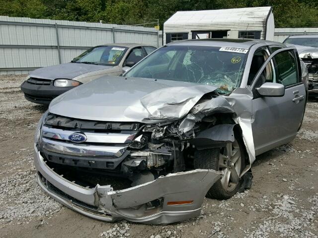 3FAHP0KC5AR360376 - 2010 FORD FUSION SPO SILVER photo 2