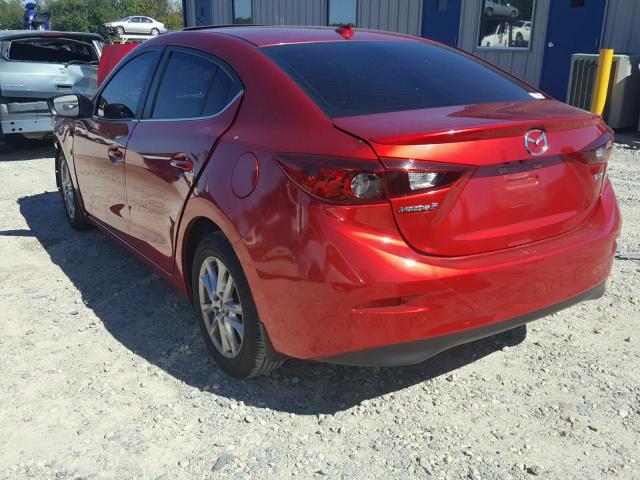 JM1BM1V71E1182799 - 2014 MAZDA 3 TOURING RED photo 3