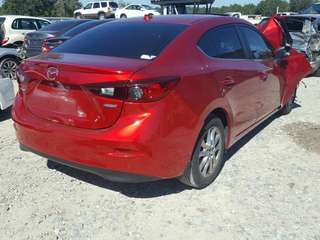 JM1BM1V71E1182799 - 2014 MAZDA 3 TOURING RED photo 4