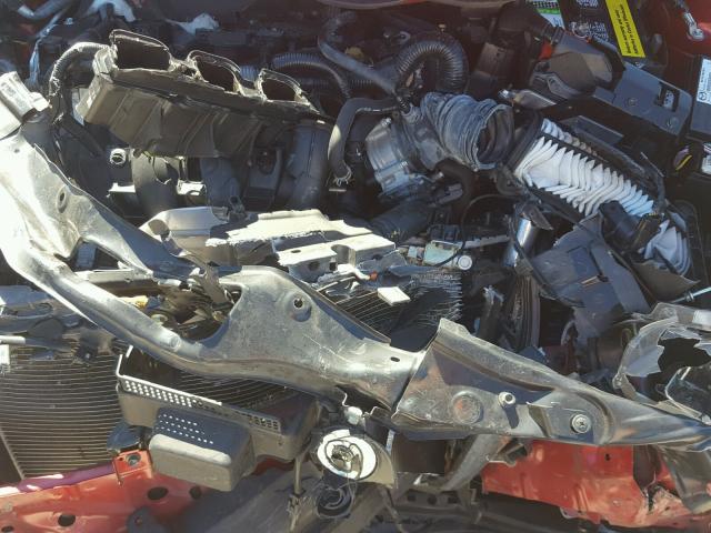 JM1BM1V71E1182799 - 2014 MAZDA 3 TOURING RED photo 7