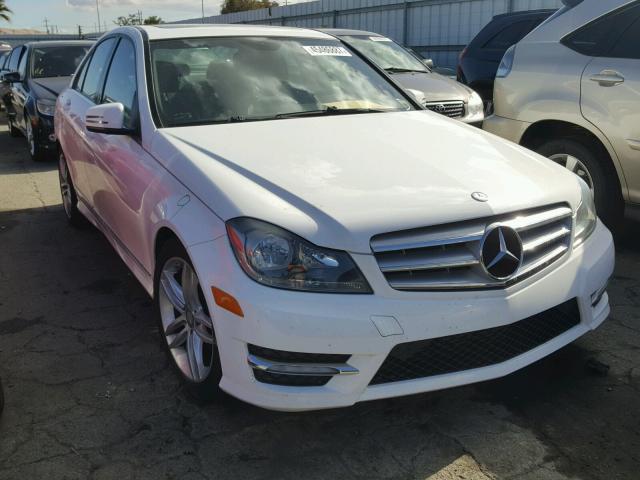 WDDGF4HB8DA756188 - 2013 MERCEDES-BENZ C 250 WHITE photo 1