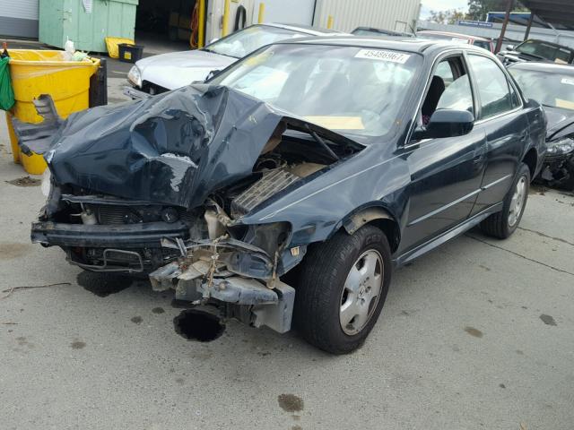 1HGCG16551A018508 - 2001 HONDA ACCORD EX GREEN photo 2