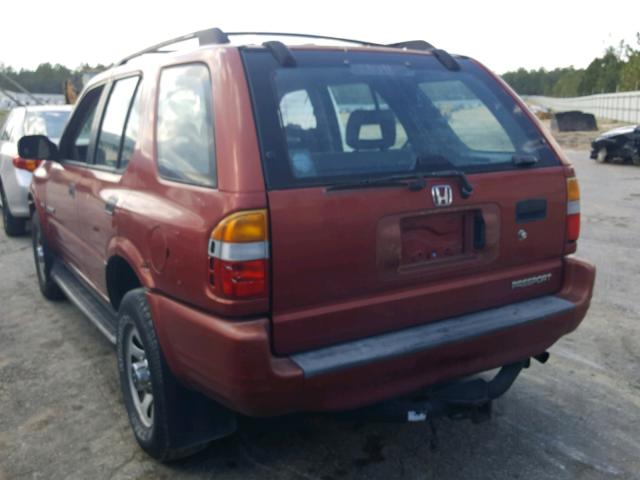 4S6CK58W4X4404387 - 1999 HONDA PASSPORT E 红色 照片 3