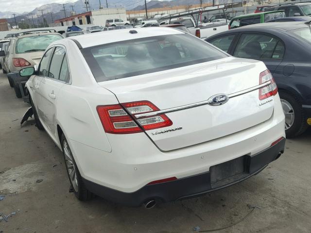 1FAHP2F84EG149605 - 2014 FORD TAURUS LIM WHITE photo 3