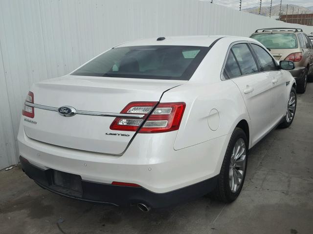 1FAHP2F84EG149605 - 2014 FORD TAURUS LIM WHITE photo 4