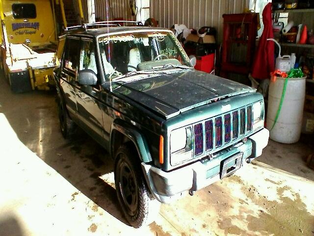 1J4FF68S8XL668522 - 1999 JEEP CHEROKEE S GREEN photo 1