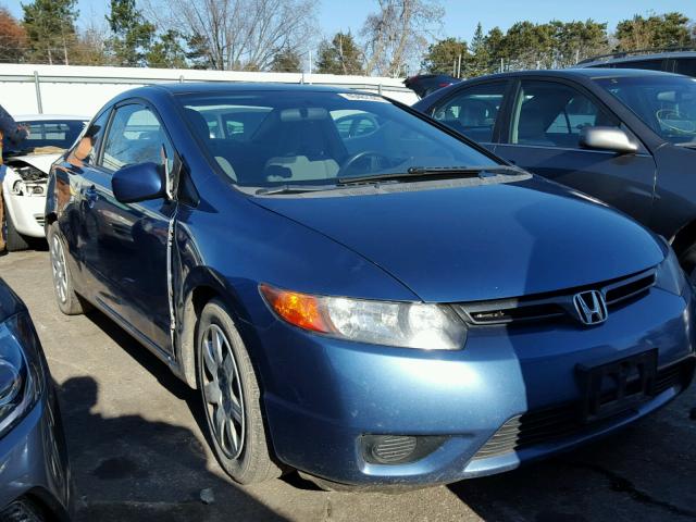 2HGFG11638H526954 - 2008 HONDA CIVIC BLUE photo 1