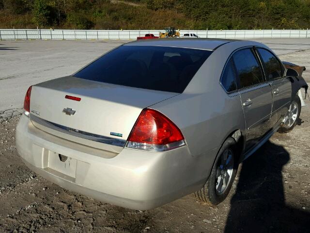 2G1WF5EK1B1291205 - 2011 CHEVROLET IMPALA GOLD photo 4