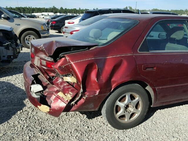 4T1BG22K4XU532560 - 1999 TOYOTA CAMRY CE MAROON photo 9