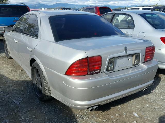 1LNHM87AX2Y695544 - 2002 LINCOLN LS SILVER photo 3