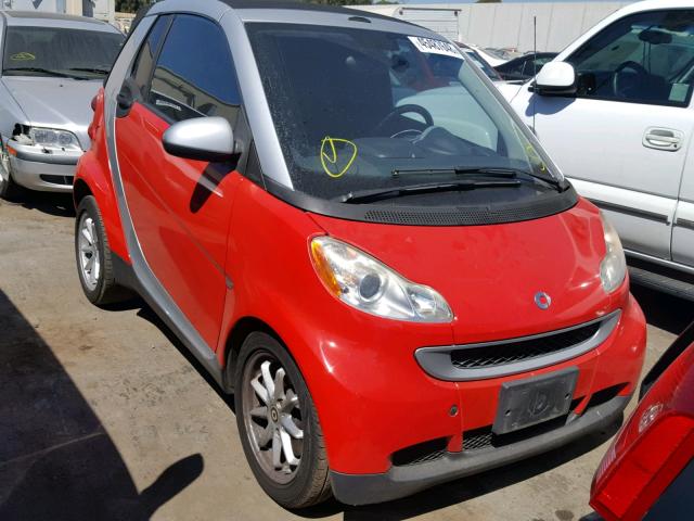WMEEK31X99K261675 - 2009 SMART FORTWO PAS 红色 照片 1